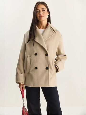 Bianco Lucci Mantel in Beige: Vorderseite