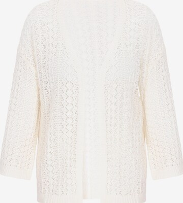 HALEE - Casaco de malha 'Fashion Look' em branco: frente