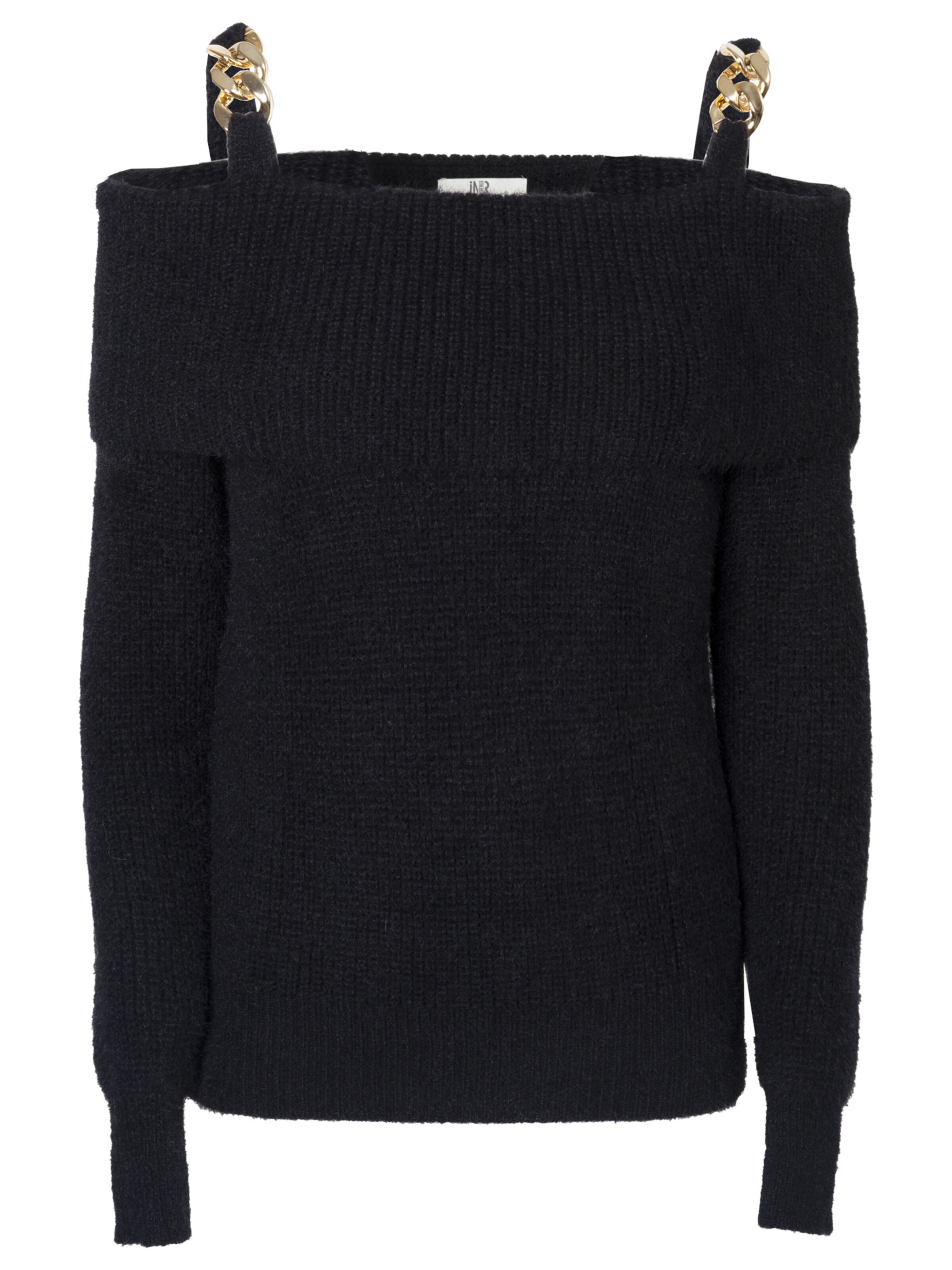 Influencer Sweater in Black: front