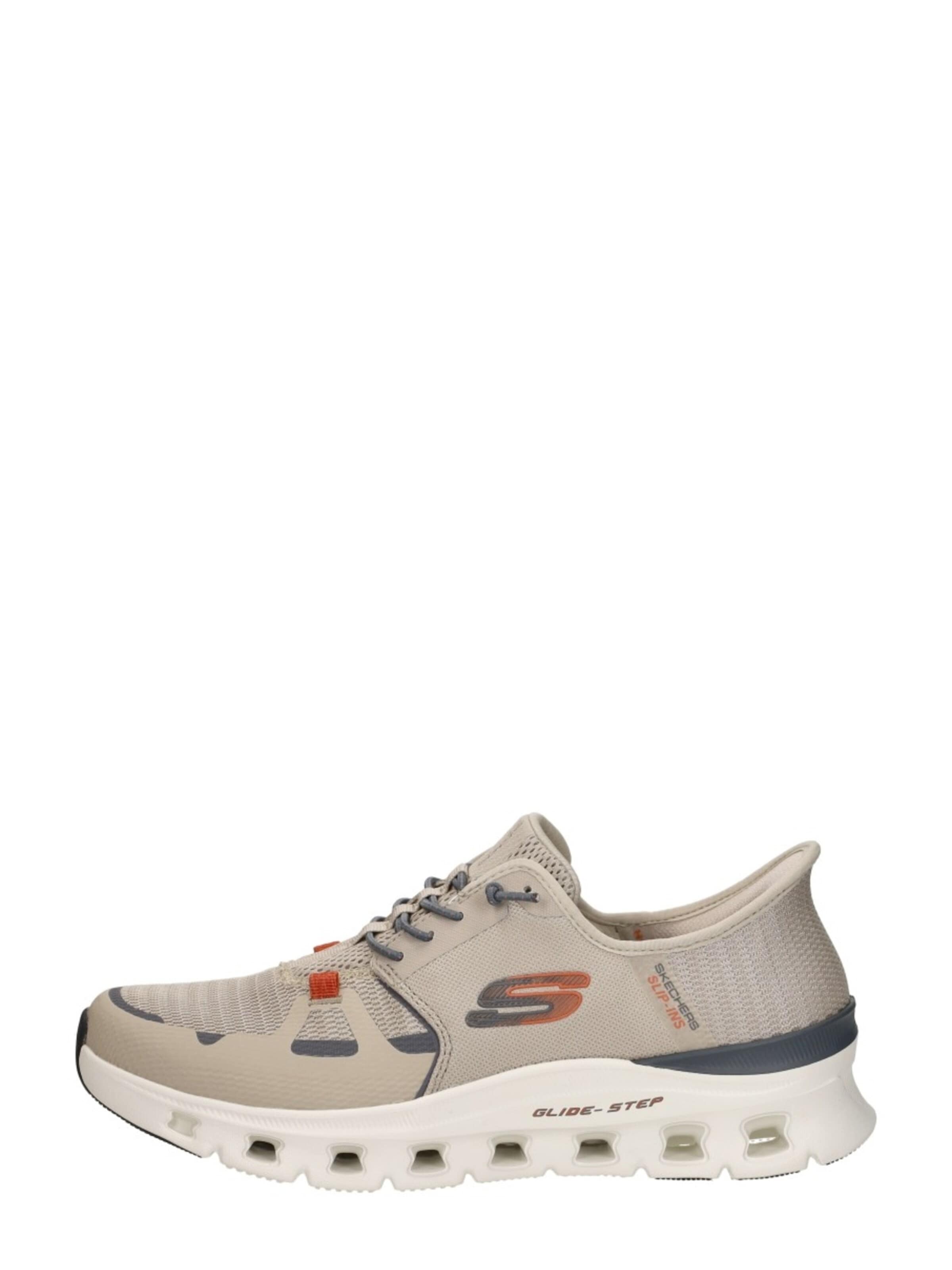 SKECHERS Platform trainers 'Slip-Ins: Glide-Step Pro' in Beige: front