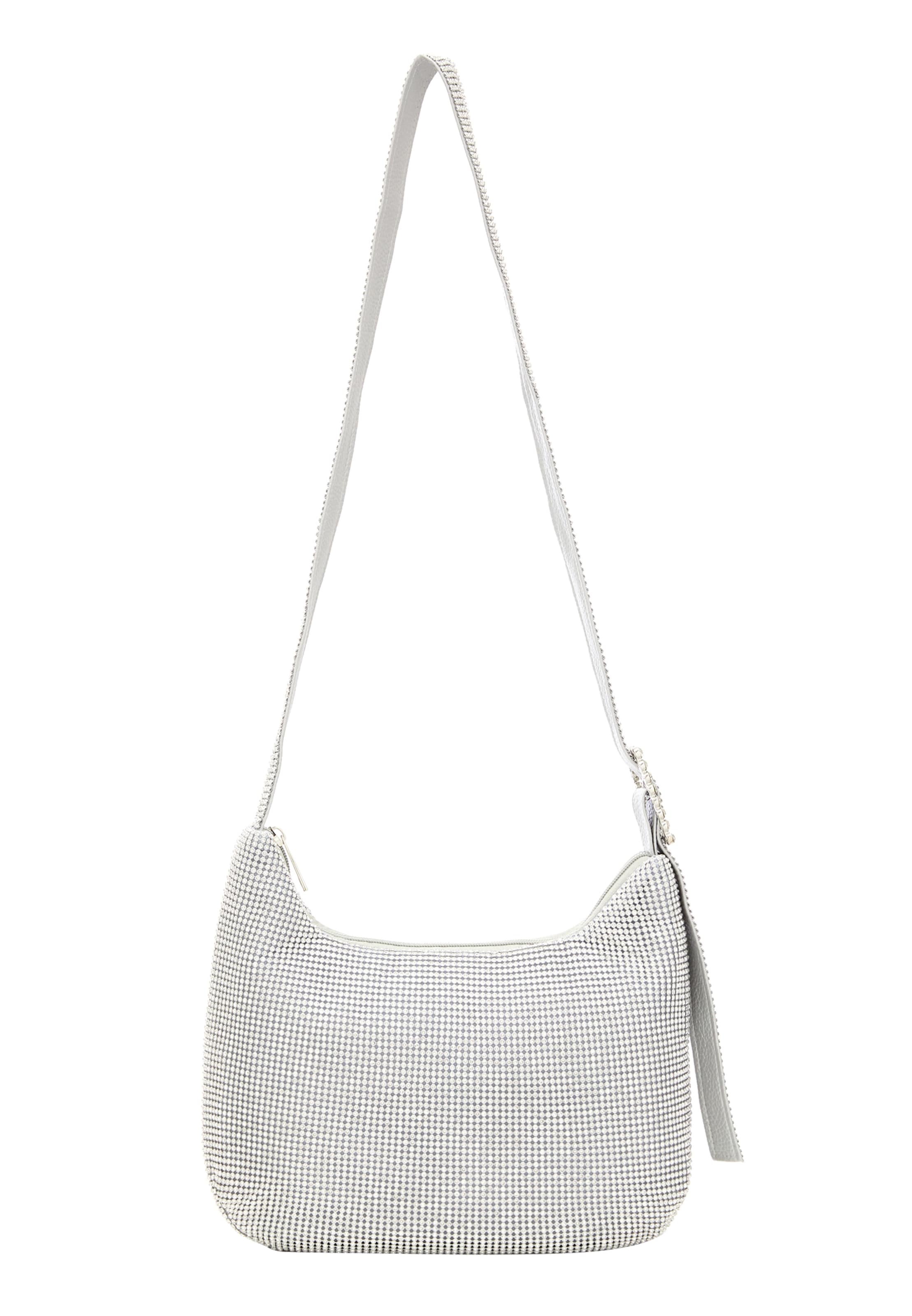 NAEMI Crossbody bag in Silver: front