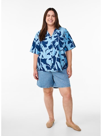 Zizzi Blouse 'Eclaru' in Blue
