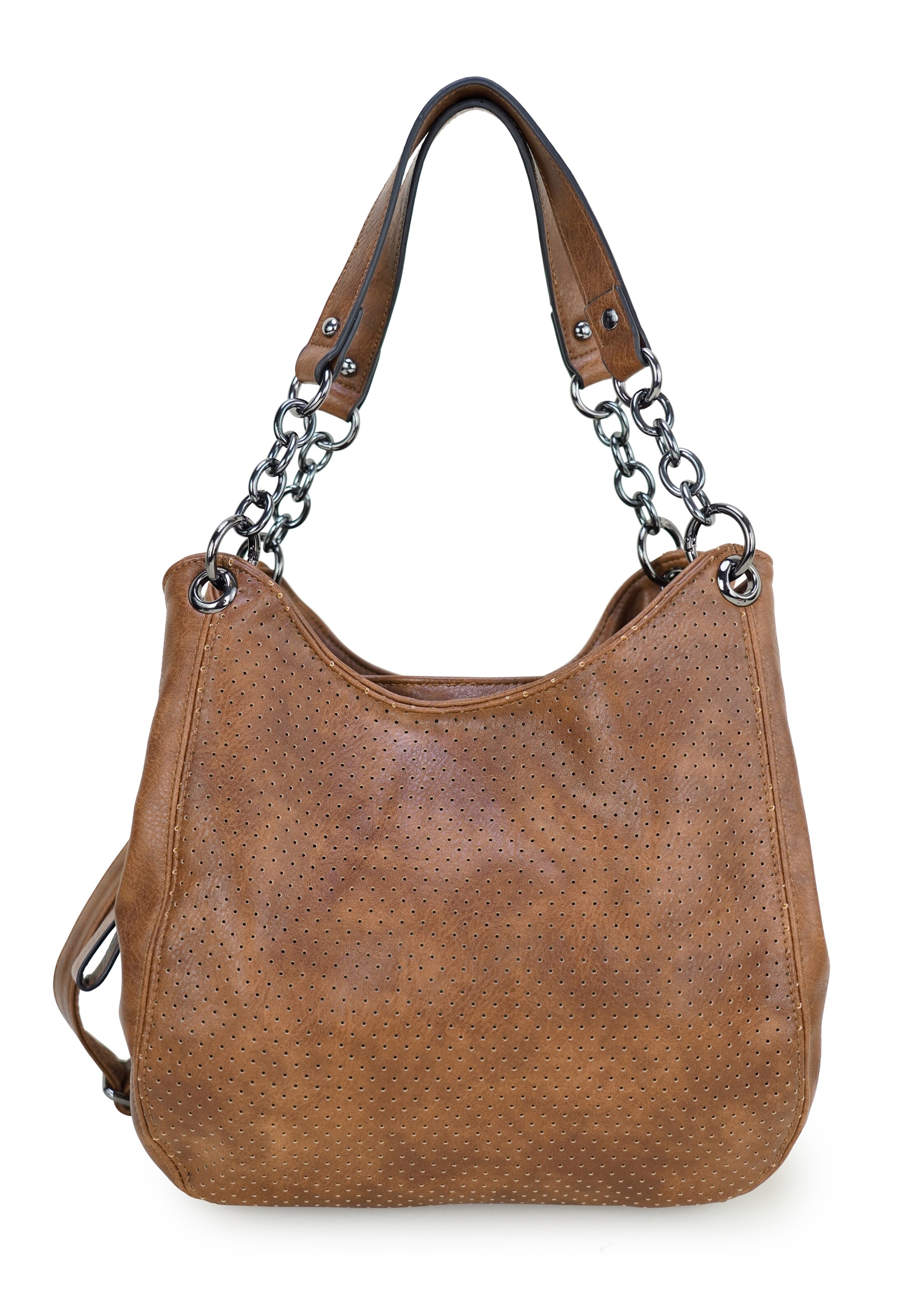 HARPA Schultertasche in Braun: Vorderseite