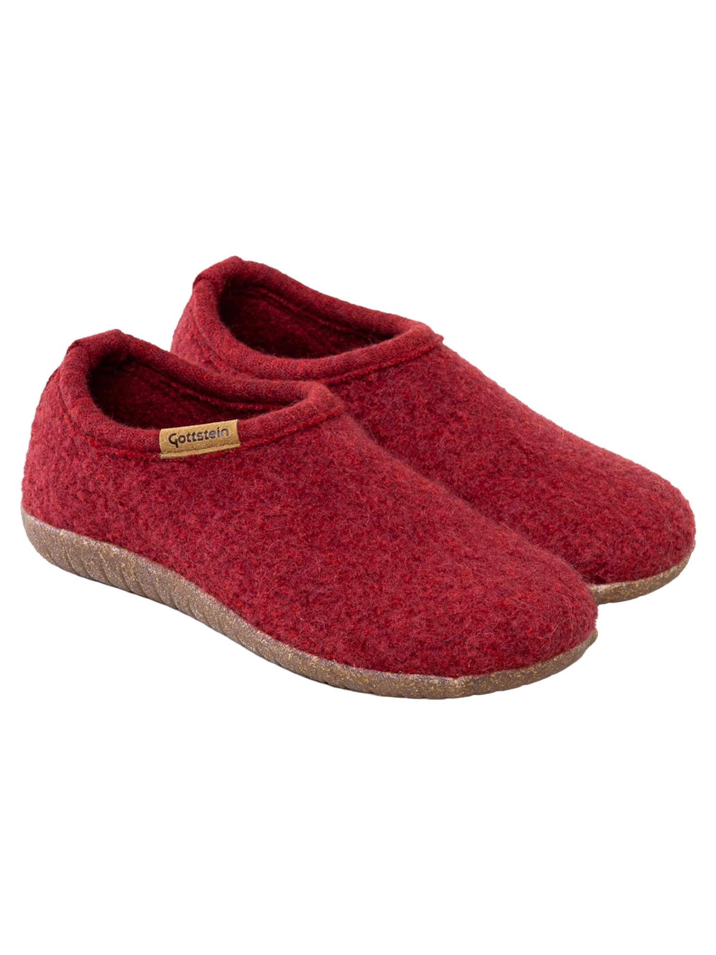 Gottstein Slippers 'Alpine Midcut RU' in Red