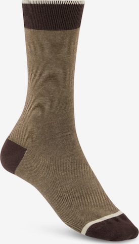 Boggi Milano Socken in Braun: Vorderseite