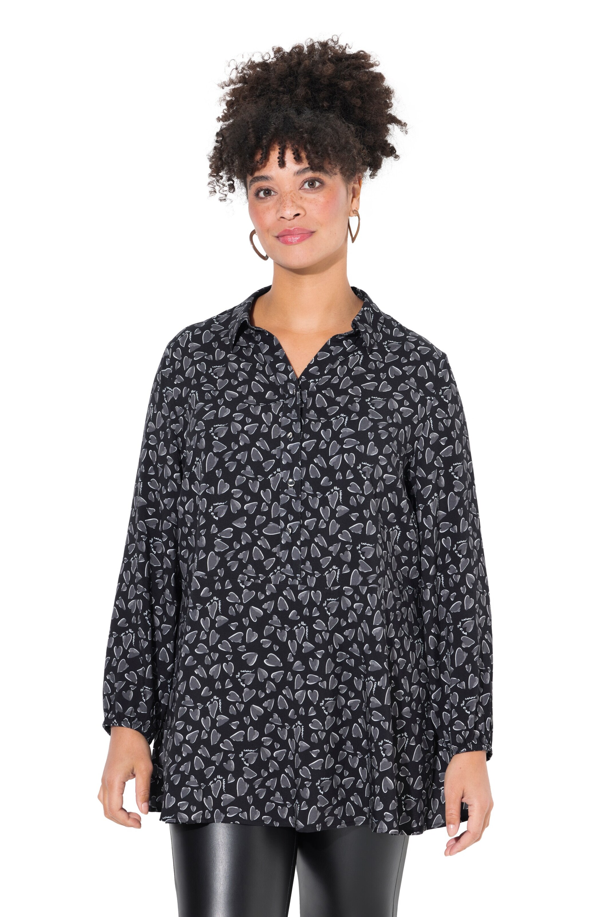 MIAMODA Schlupfbluse in Grau: Vorderseite