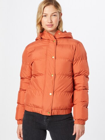 Urban Classics Winter jacket in Red: front