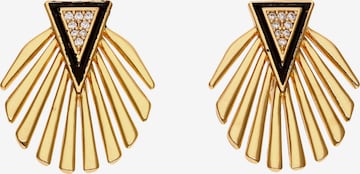 IZIA - Pendientes en oro: frente