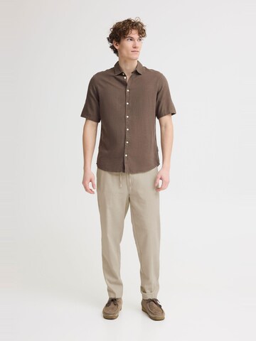 Casual Friday Regular Leinenhose ' CFPilou Linen Mix ' in Beige