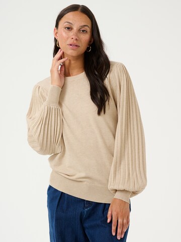 Pullover 'Lone' di Kaffe in beige: frontale