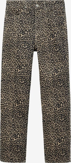 MANGO Traperice 'Leopard' u karamela / brokat / crna, Pregled proizvoda