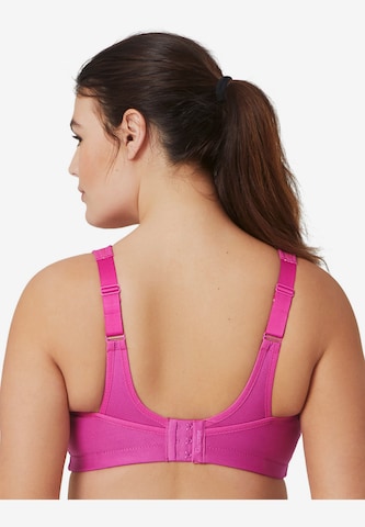 GLAMORISE Bralette Sports Bra in Pink