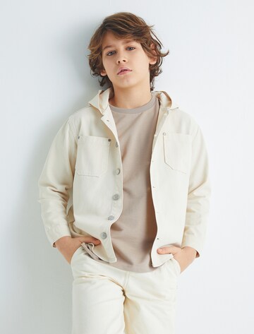 Koton Between-Season Jacket in White: front