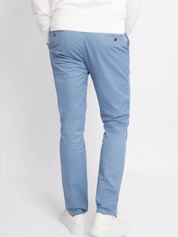 Suitable Slim fit Chino Pants 'Plato' in Blue
