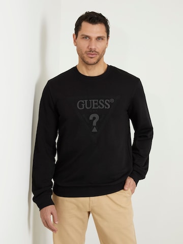 GUESS Sweatshirt in Black: front