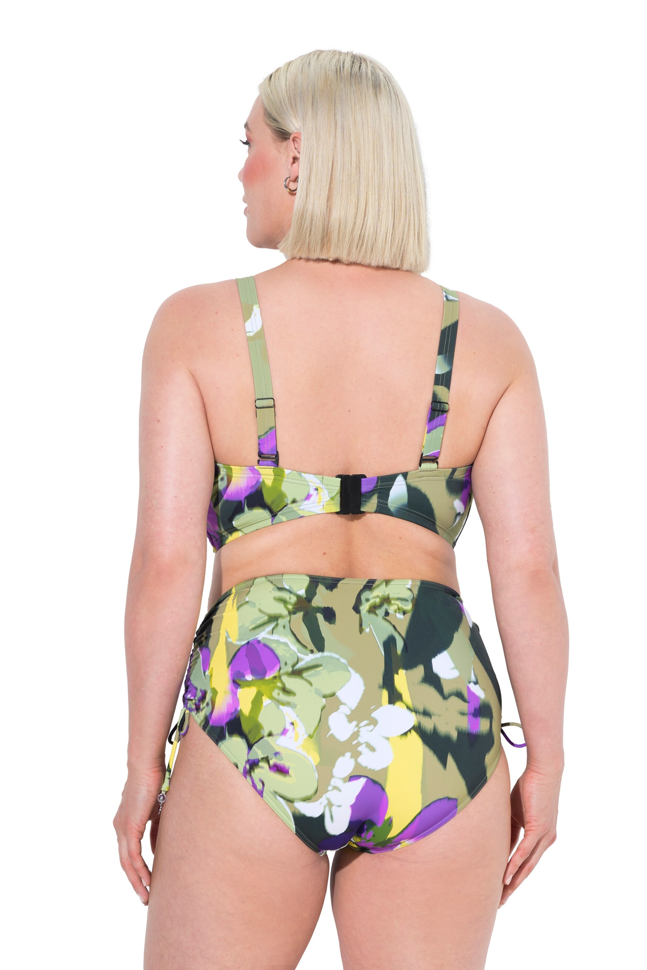 Ulla Popken Bandeau Bikini in Green