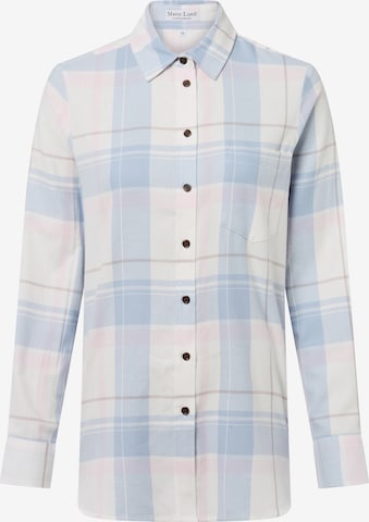 Marie Lund Blouse in Blue: front