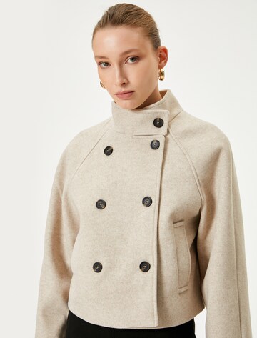 Koton Between-season jacket in Beige: front