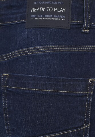 CECIL Slimfit Jeans 'Toronto' in Blau