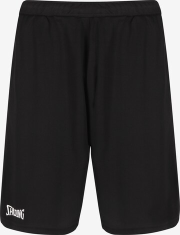 SPALDING Loose fit Workout Pants in Black: front