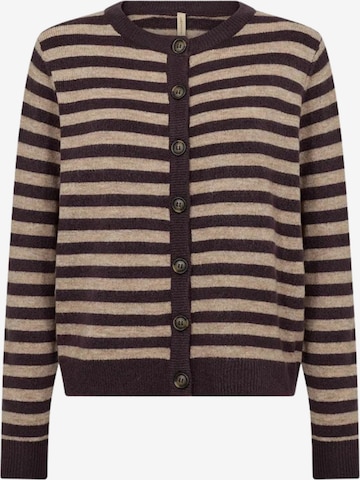 Soyaconcept Gebreid vest ' SC-ORLEAN ' in Lila: voorkant