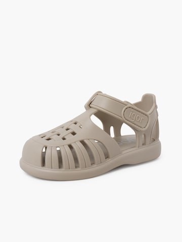 IGOR Beach & Pool Shoes in Beige: front