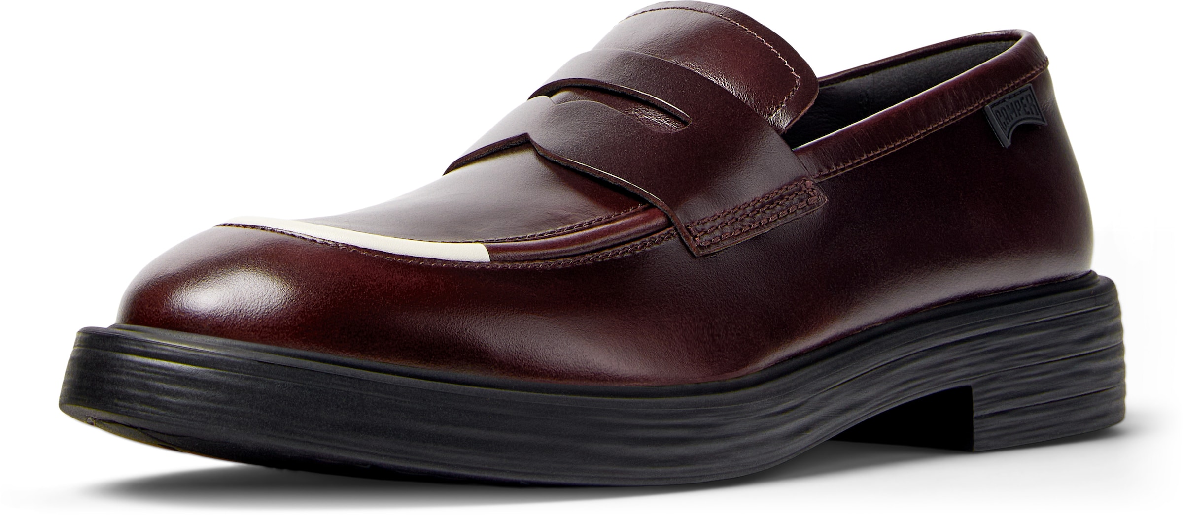 CAMPER Moccasin in Red: front