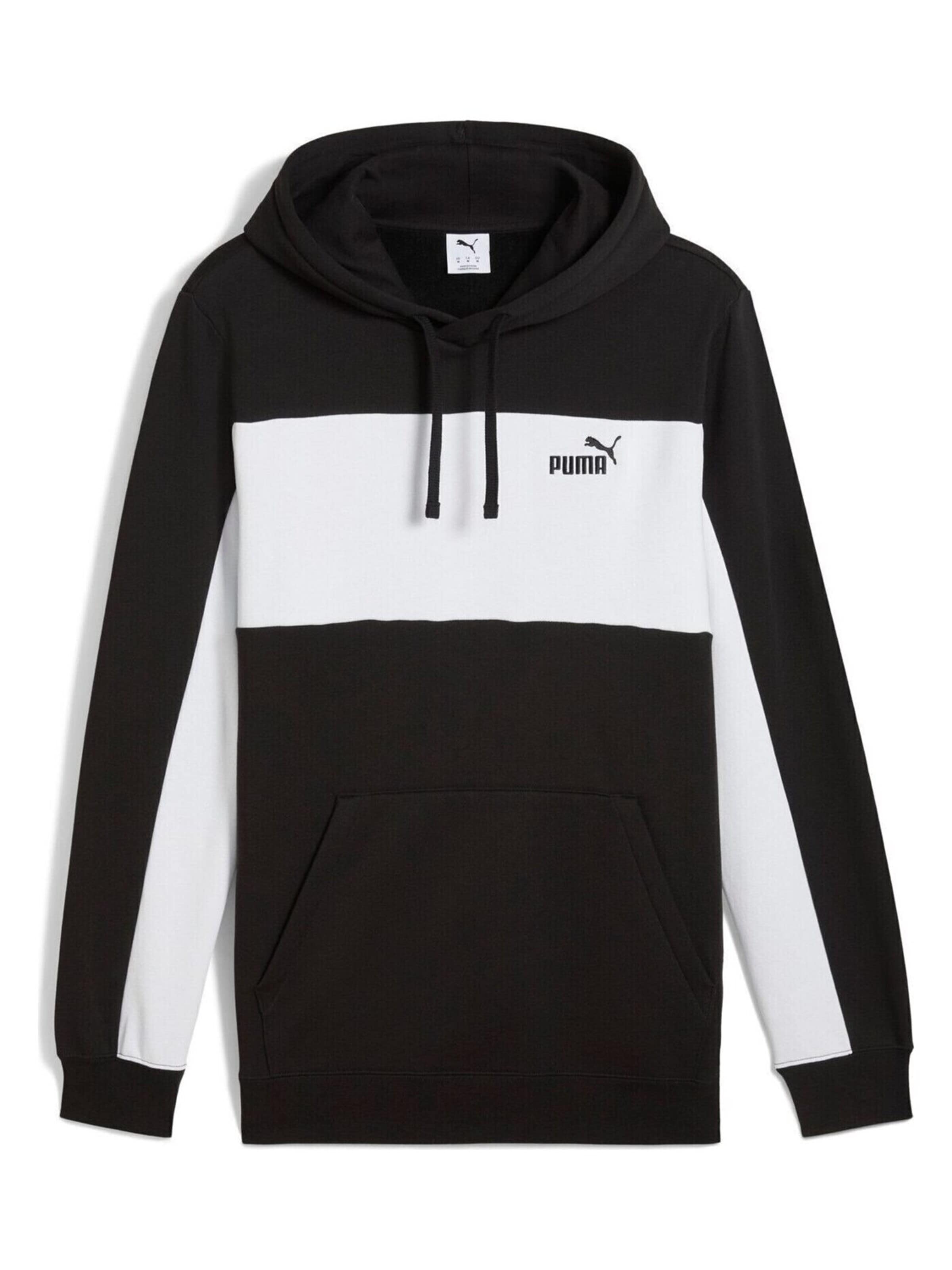 PUMA Sweatjacke 'Ess Block'‌‌‌‌‌‌‌‌ in L in schwarz, Produktansicht
