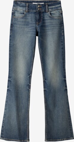 Bershka Boot cut Jeans in Blue: front