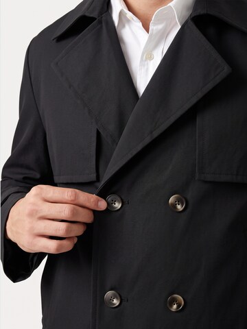 ALLTHEMEN Between-Seasons Coat 'Würde' in Black