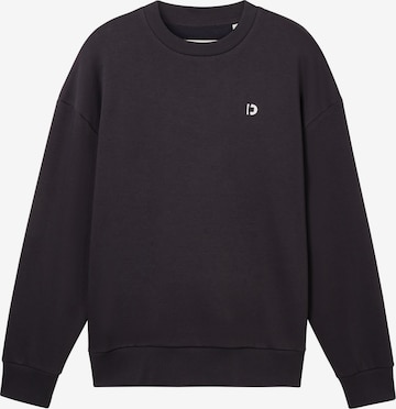 TOM TAILOR DENIM Sweatshirt in Grijs: voorkant