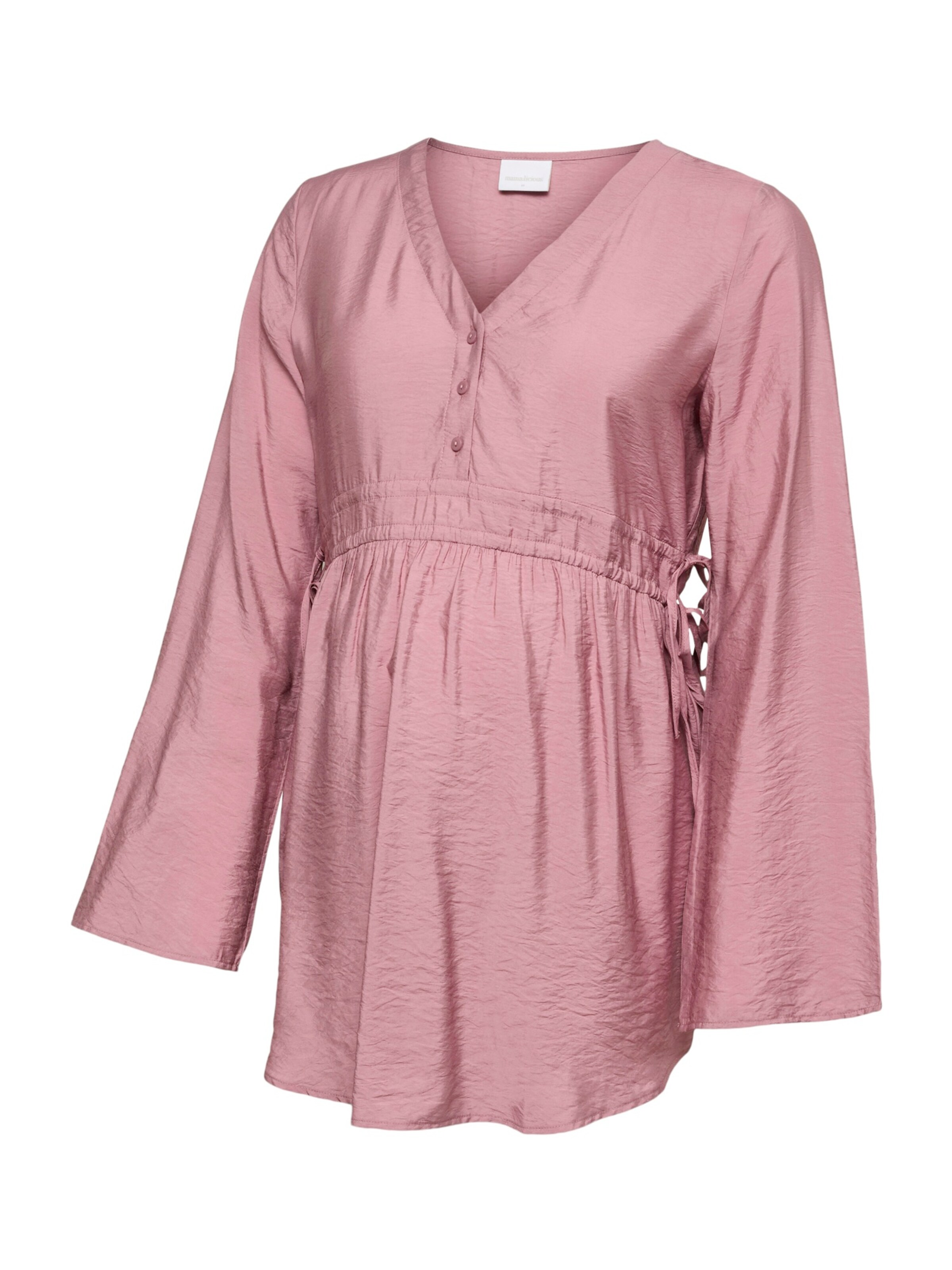 MAMALICIOUS Blouse 'MLAVA LIA' in Roze: voorkant