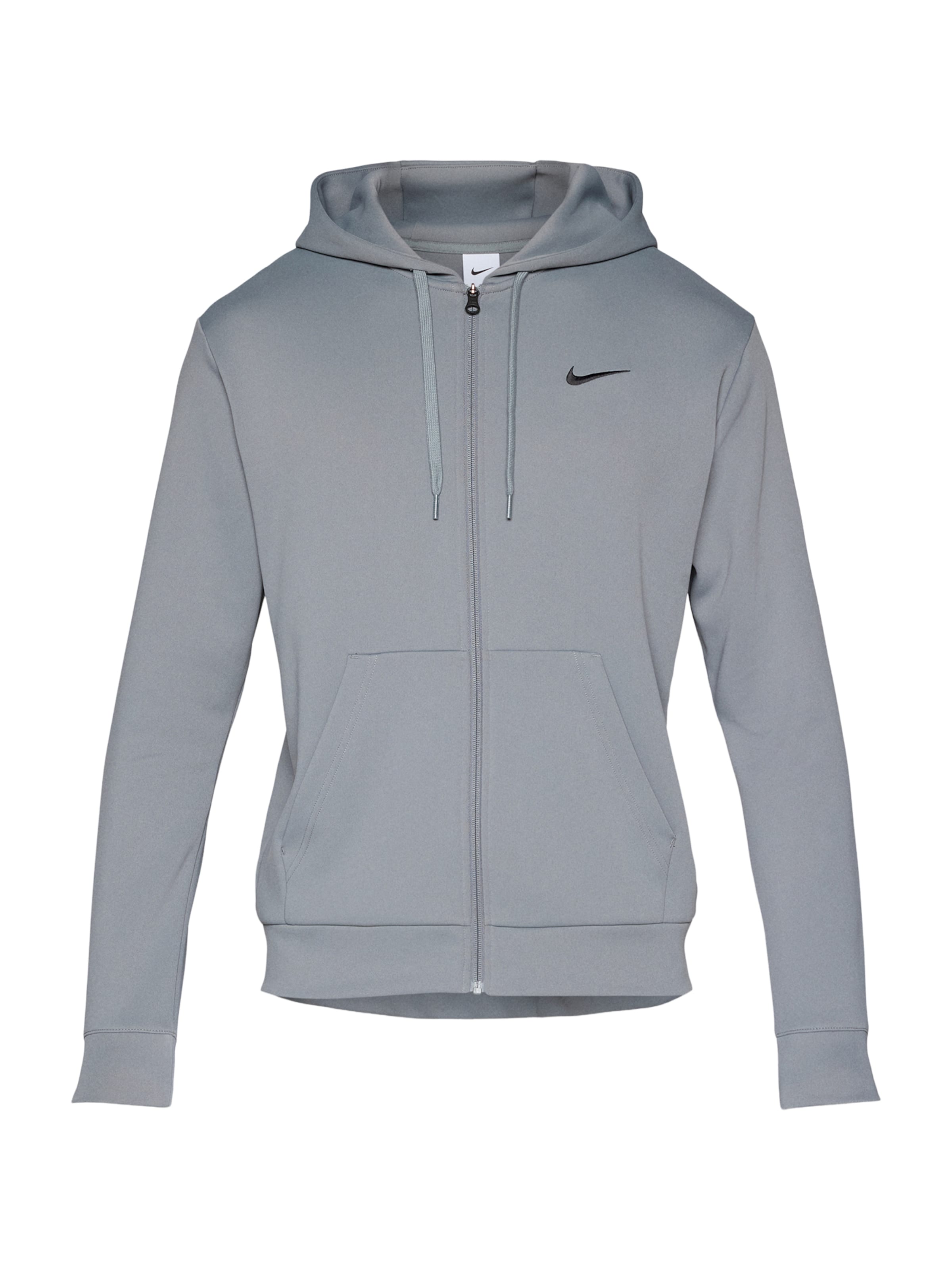 NIKE Αθλητική ζακέτα φούτερ 'FLEX' σε γκρι: μπροστά