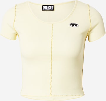 DIESEL - Camiseta 'RIBBY' en amarillo: frente