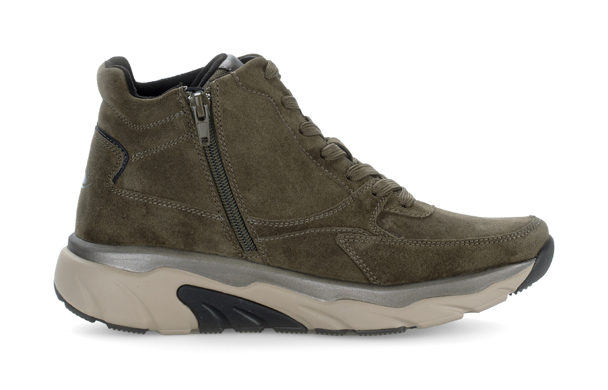 Gabor Rollingsoft High-Top Sneakers in Green