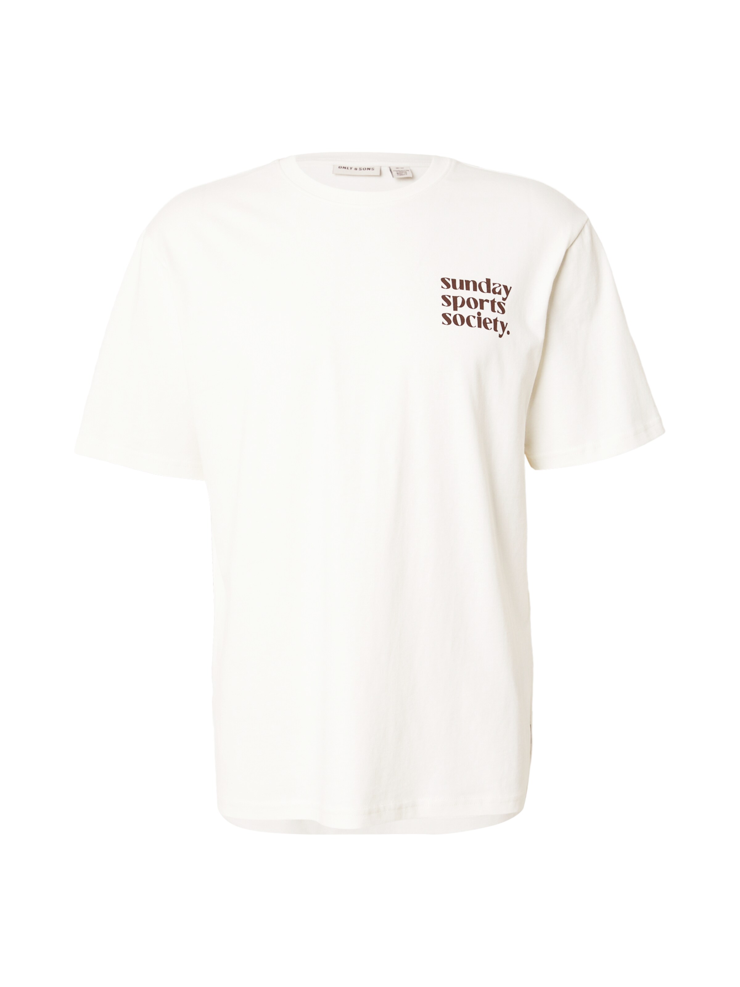 Only & Sons - Camiseta 'ONSCAP' en blanco: frente