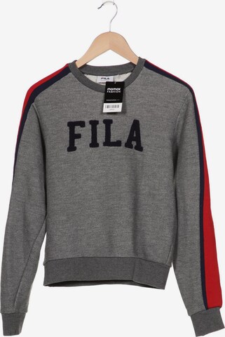 FILA Sweatshirt & Zip-Up Hoodie in XS in Grey: front