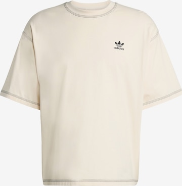 ADIDAS ORIGINALS Shirt 'Trefoil Essentials' in Wit: voorkant