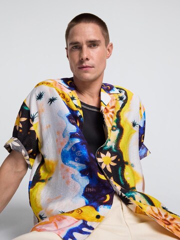 Desigual Regular Fit Hemd 'Cosmos' in Weiß