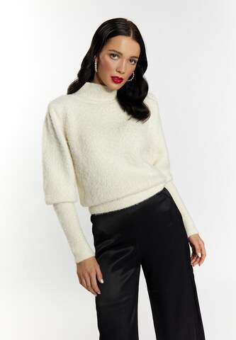 faina Sweater 'Tuxe' in White: front