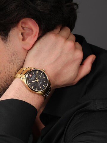 SWISS MILITARY HANOWA Analoguhr 'Golden Beech'‌‌‌‌‌‌ in Gold