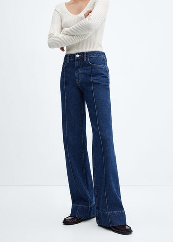 MANGO Wide leg Jeans 'laila' in Blauw