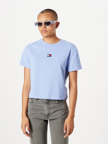 Tommy Jeans Shirt 'Classic' in Blauw: voorkant