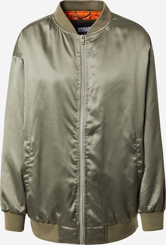 Urban Classics Between-Season Jacket in Green: front