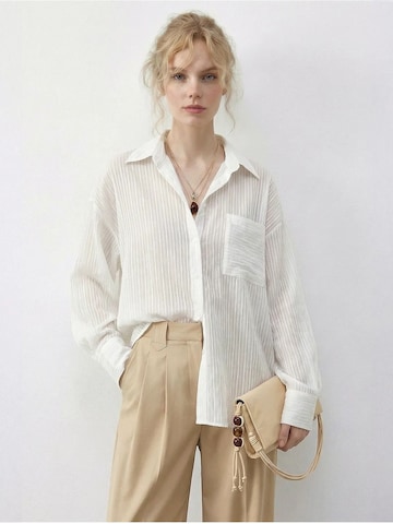 T-shirt Bianco Lucci en blanc