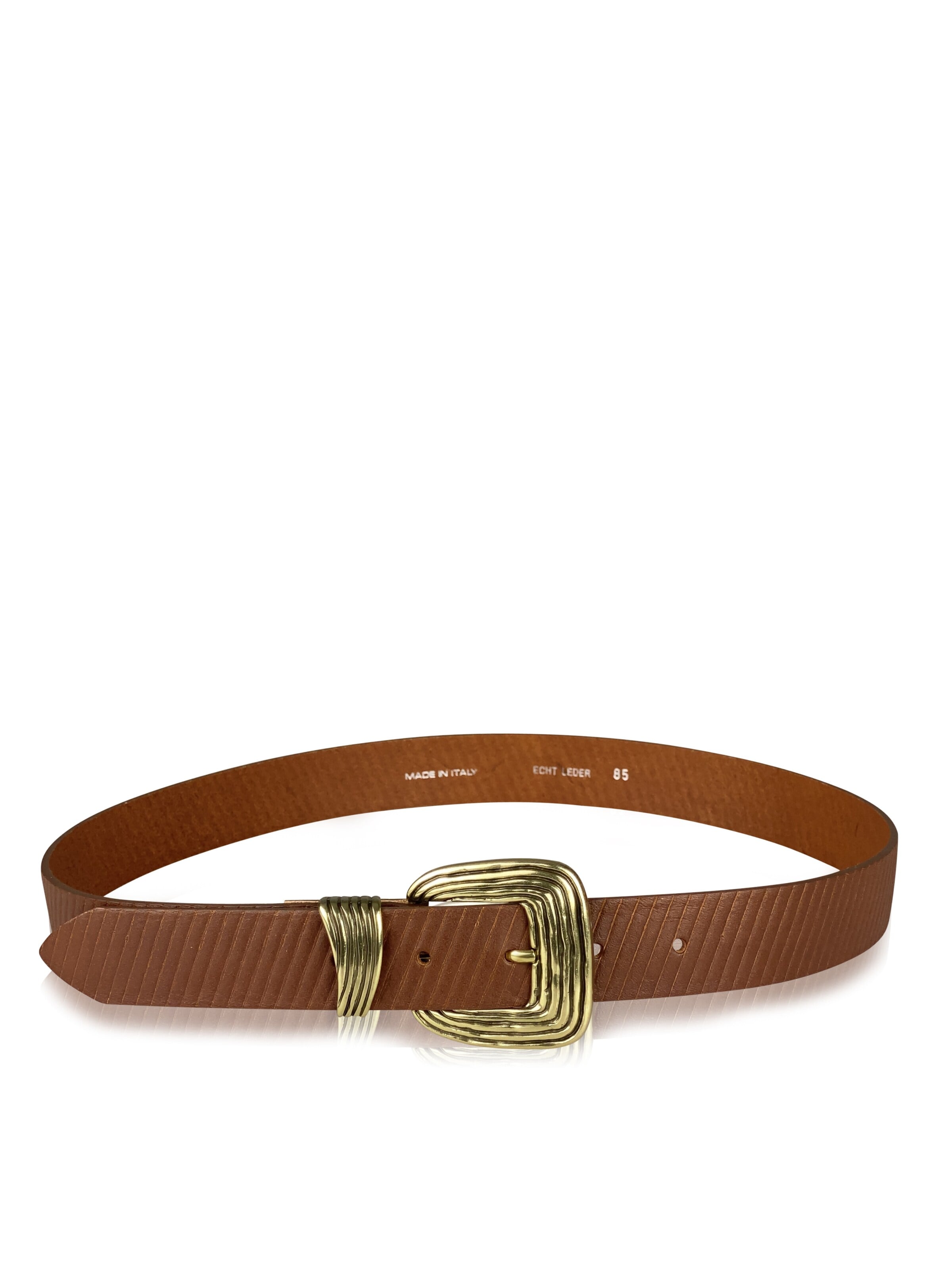 COLLEZIONE ALESSANDRO Belt 'Linda' in Brown: front