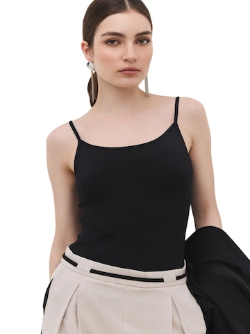 No Matter What Top in Zwart: voorkant