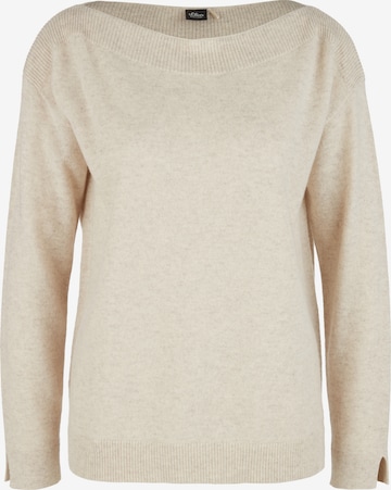 s.Oliver BLACK LABEL Pullover in Beige: predná strana