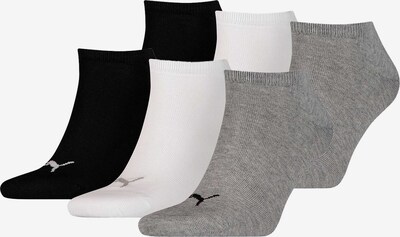 PUMA Sokker i grå-meleret / sort / hvid, Produktvisning