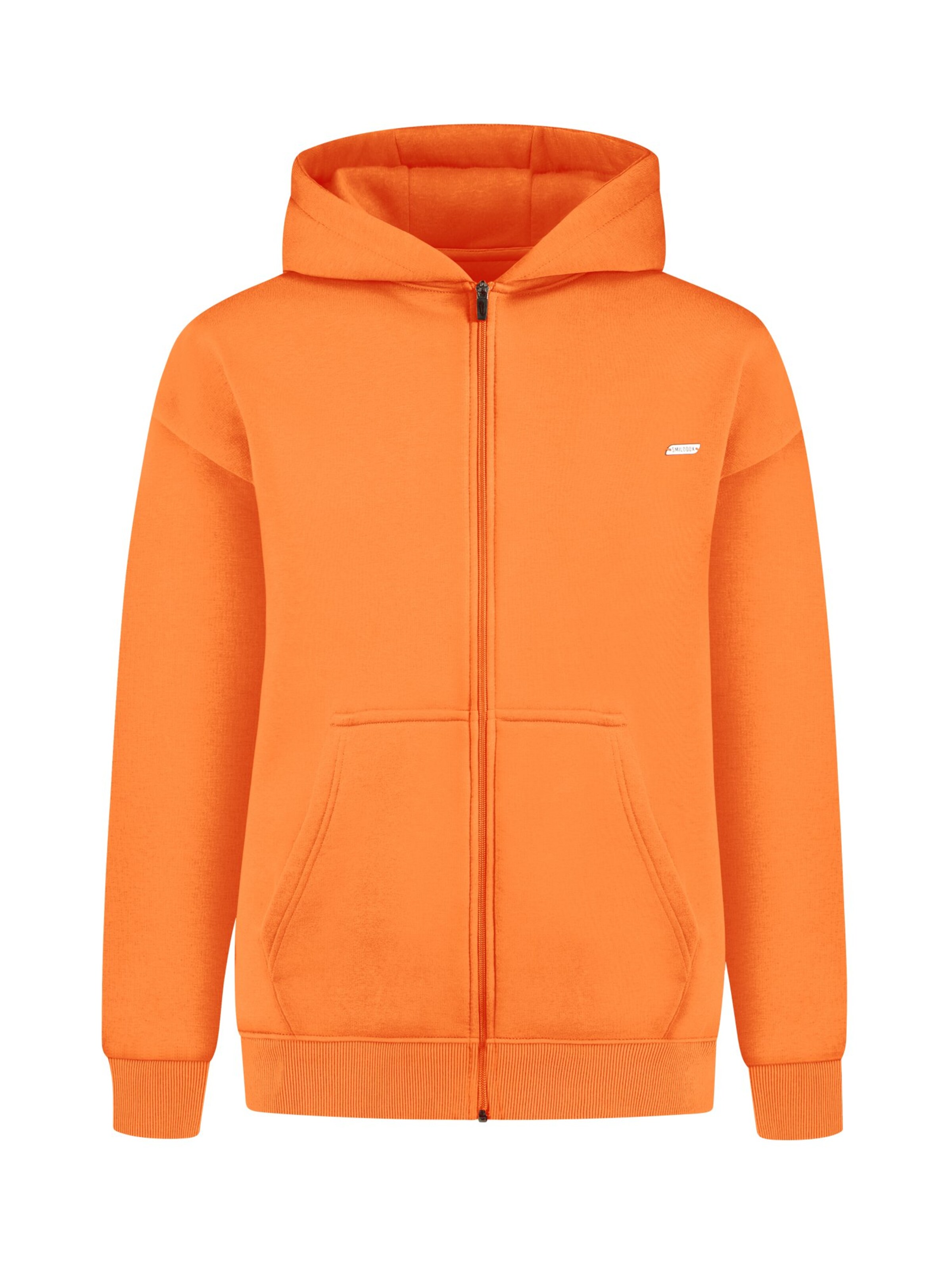 Veste de survêtement Smilodox en orange : devant